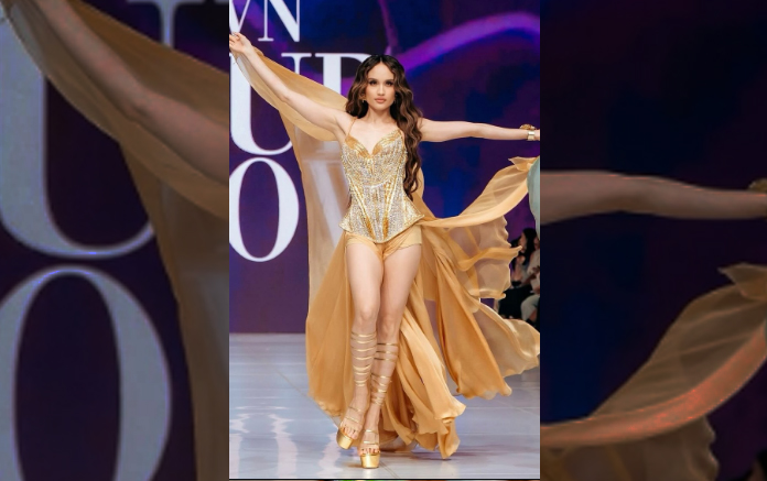 Cinta Laura Hadir di Lux Skin Science x Jakarta Fashion Week 2026 di Grand Indonesia